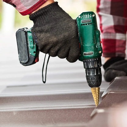 Juego de 3 piezas - Broca Escalonada de Titanio HSS