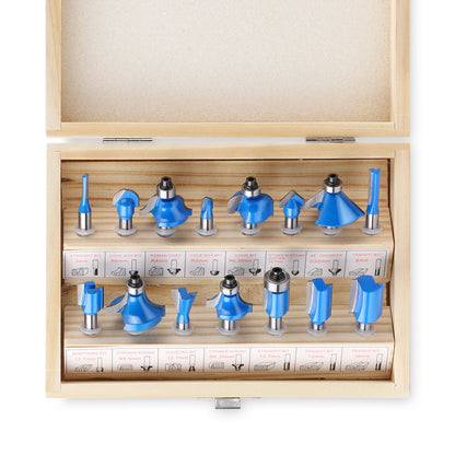 Juego 15 Brocas para Fresadora